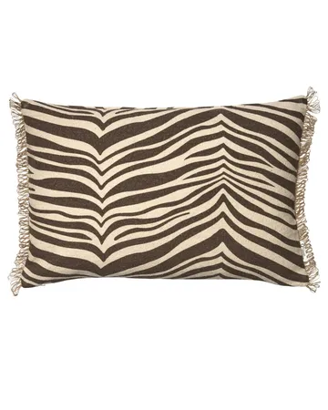Zebra cushion - Brown-natural, 40x60 cm - Classic Collection