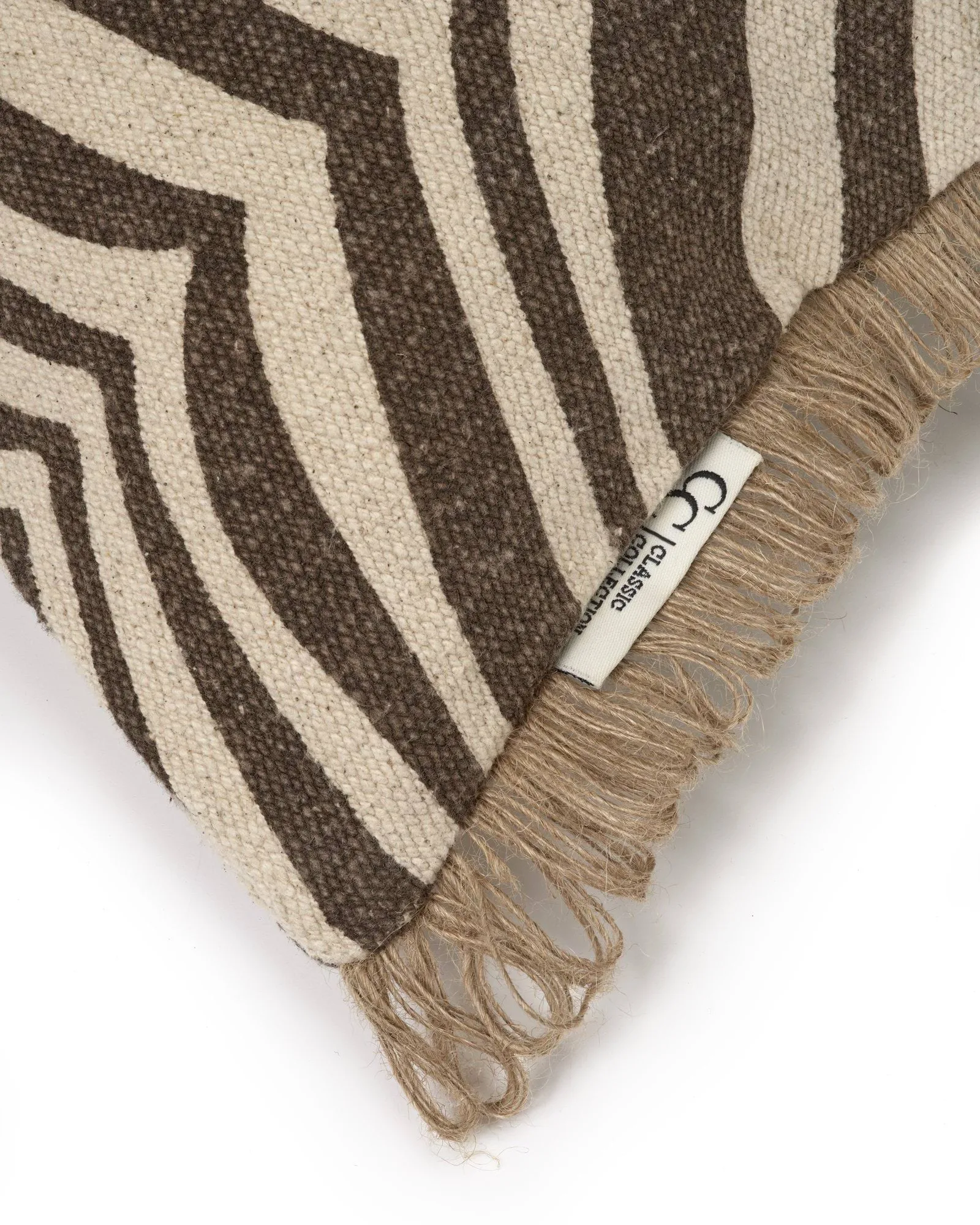 Zebra cushion, Brown-natural, 40x60 cm Classic Collection