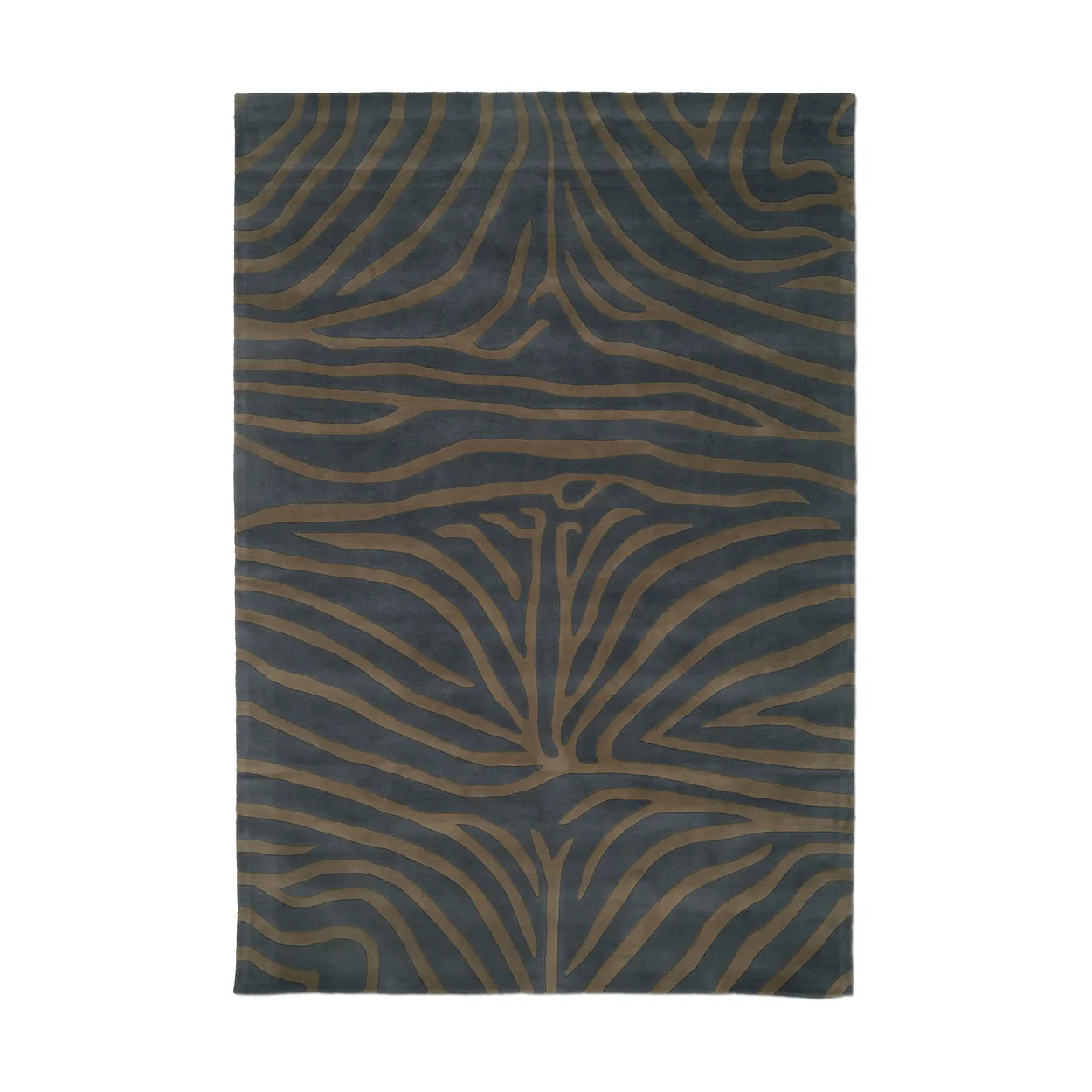 Classic Collection Zebra rug 200x300 cm Horizon | Scandinavian Design | Woven cotton rugs | Blue