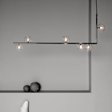 Air 73 ceiling lamp - Nickel, clear glass - CO Bankeryd