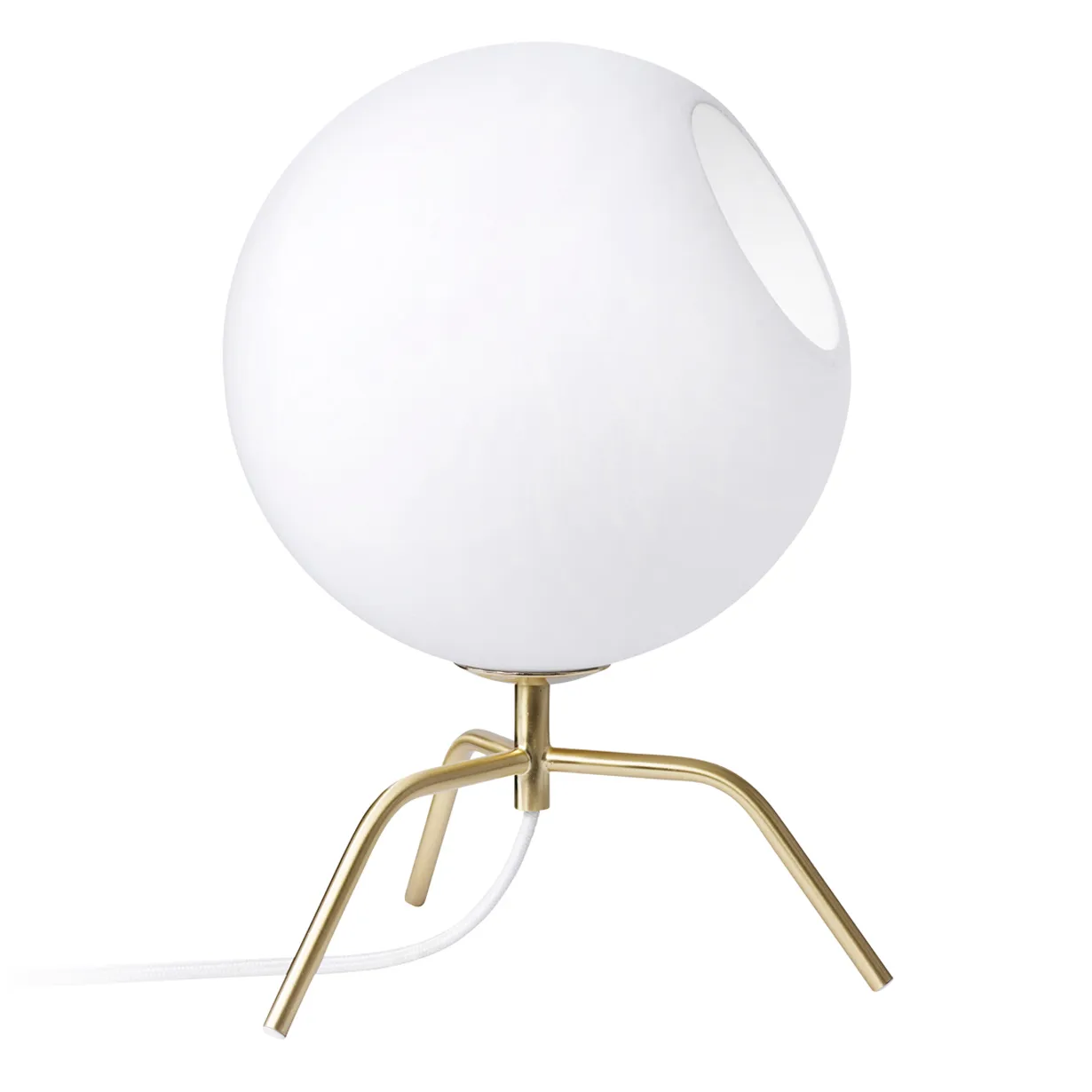 CO Bankeryd Bug 20 table lamp brass-opal glass | Scandinavian Design | Desk & table lamps | White