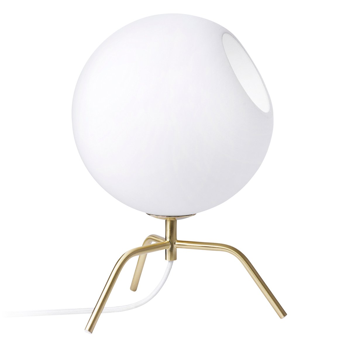 CO Bankeryd Bug 20 table lamp brass-opal glass | Scandinavian Design | Desk & table lamps | White