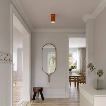 Lennon ceiling spotlight - Burnt orange, Ø12.5x19.5 cm - CO Bankeryd
