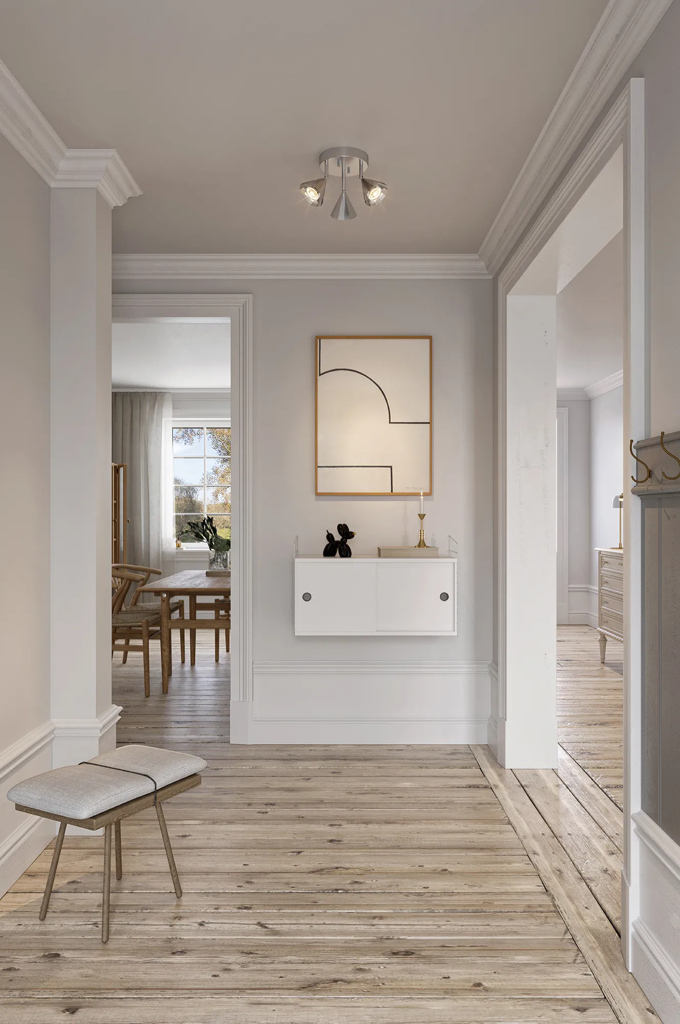 Rain 18 ceiling spotlight, Aluminium CO Bankeryd