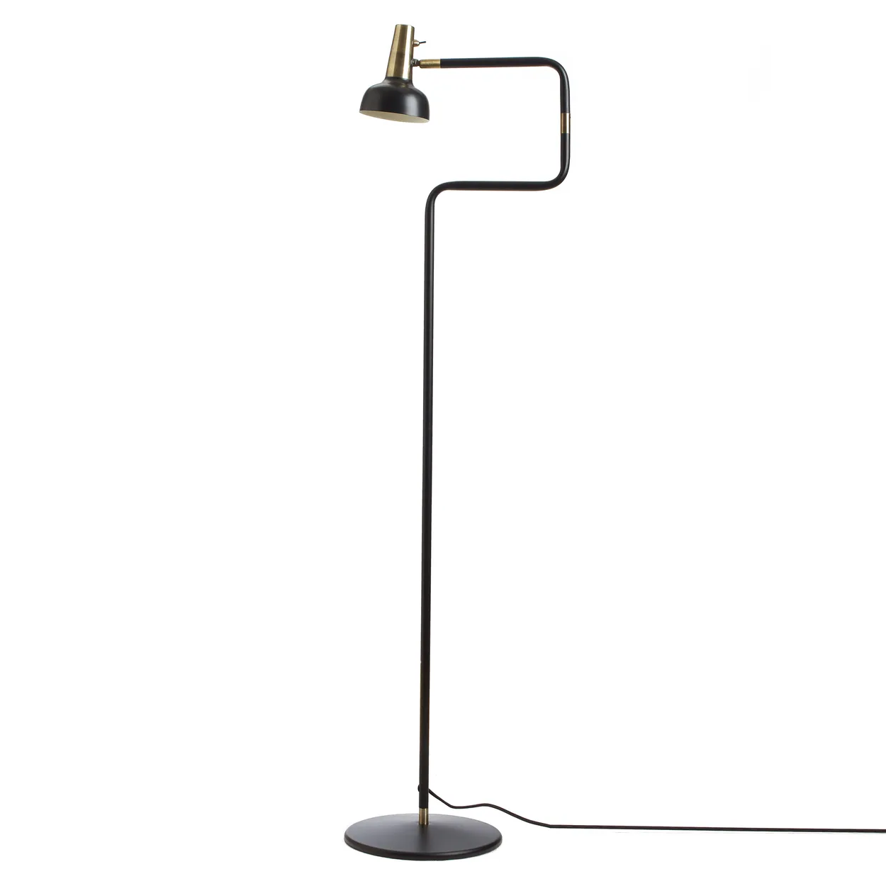 CO Bankeryd Ray floor lamp black-brass | Scandinavian Design | Floor lamps | Black