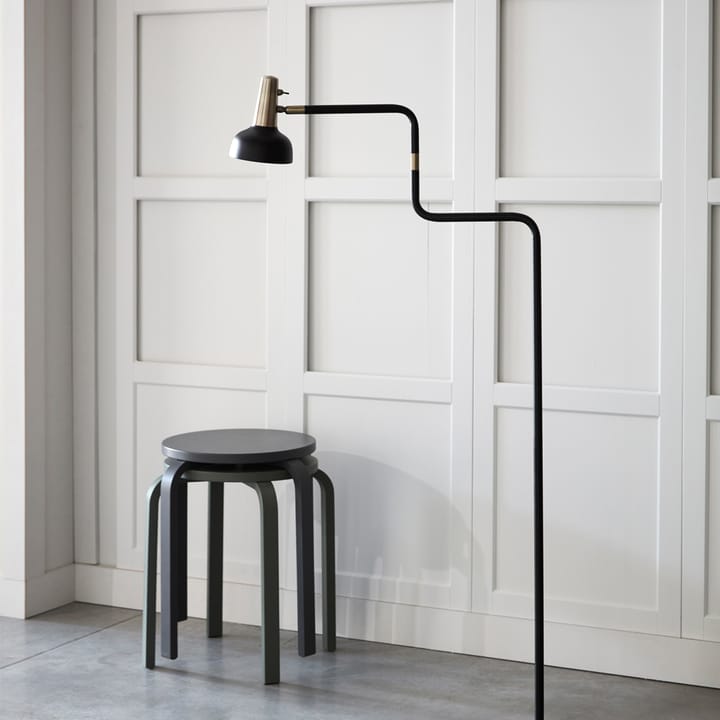 Ray floor lamp - Black, nickel details - CO Bankeryd