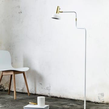 Ray floor lamp - White, nickel details - CO Bankeryd