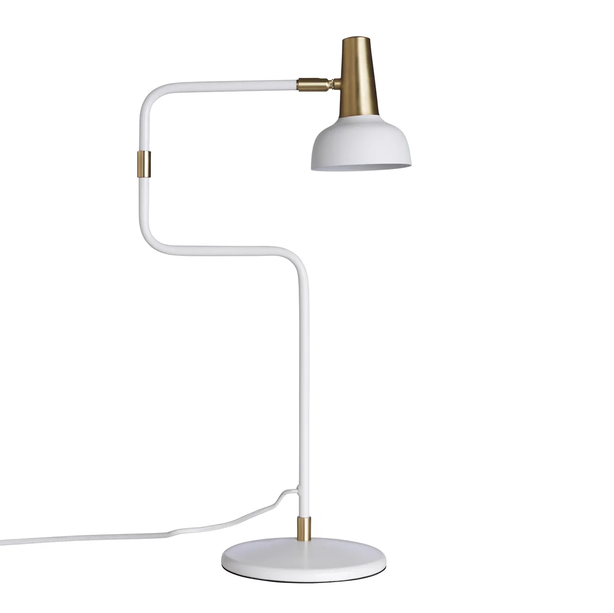 CO Bankeryd Ray table lamp white-brass | Scandinavian Design | Desk & table lamps | White