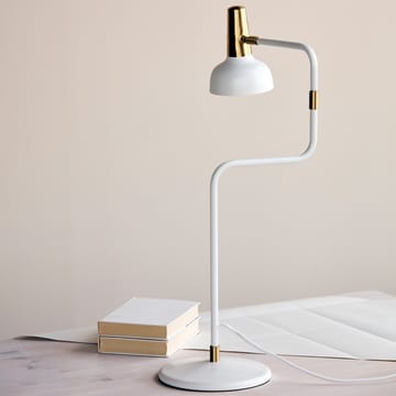 Ray table lamp - White, nickel details - CO Bankeryd