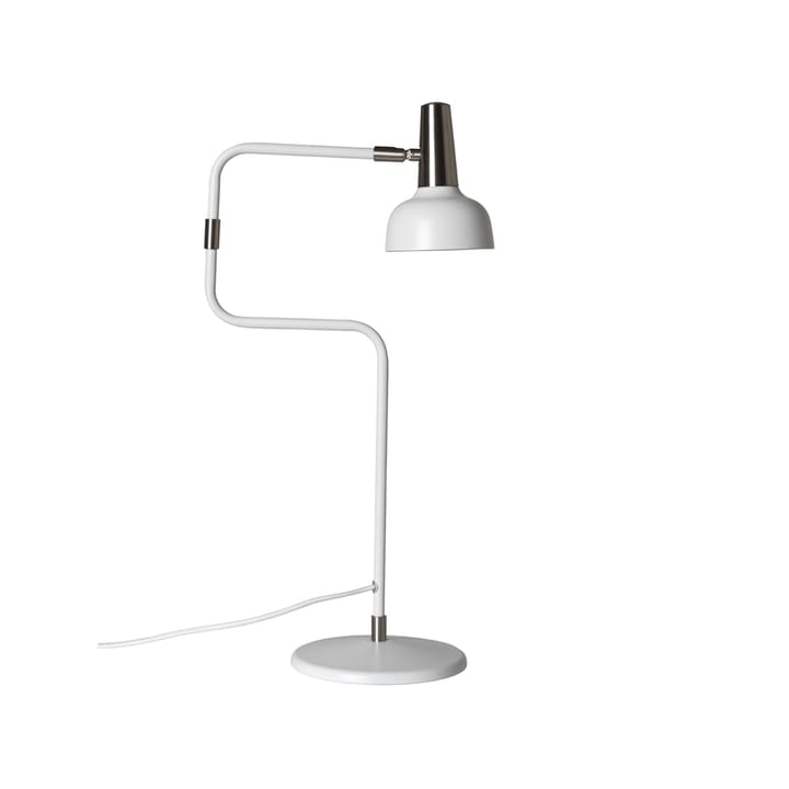 Ray table lamp - White, nickel details - CO Bankeryd