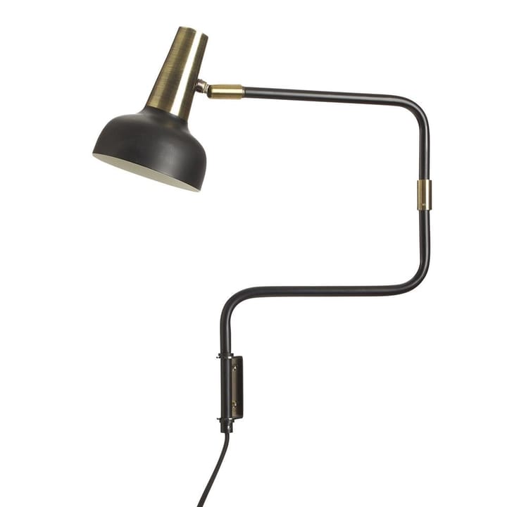Ray wall lamp - black-brass - CO Bankeryd