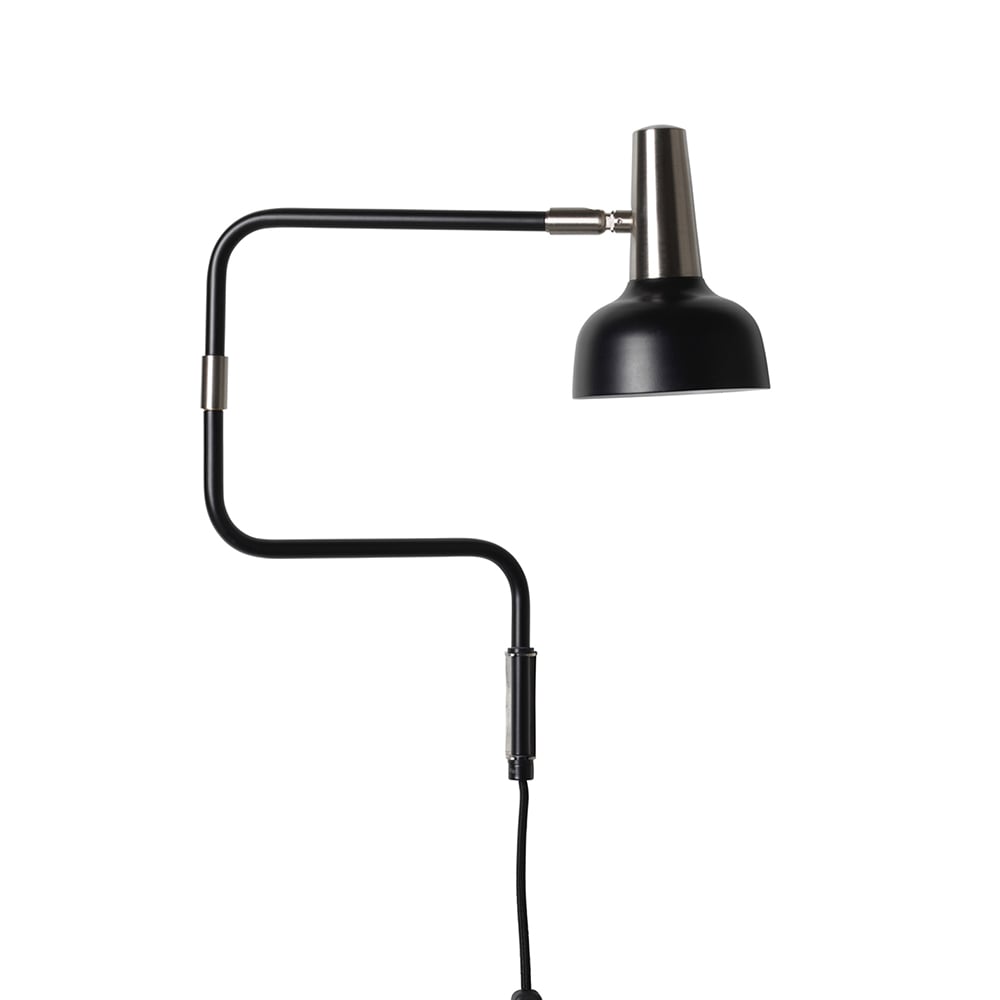 CO Bankeryd Ray Wall lamp Black, nickel details | Scandinavian Design | Wall lights | Black