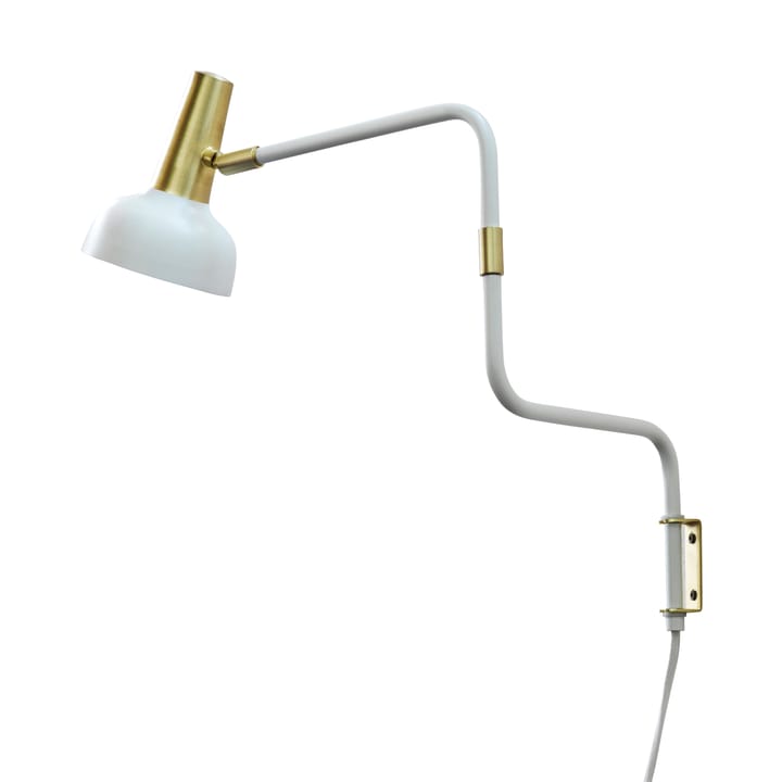 Ray wall lamp - white-brass - CO Bankeryd