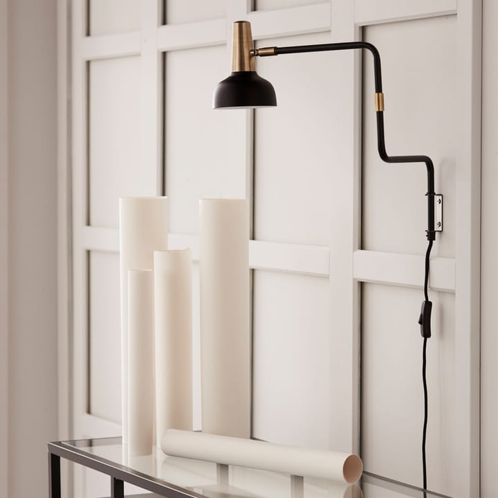 Ray Wall lamp - White, nickel details - CO Bankeryd