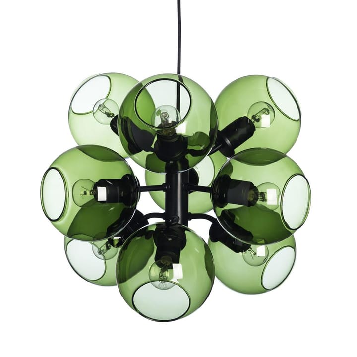 Tage pendant - black- green glass - CO Bankeryd