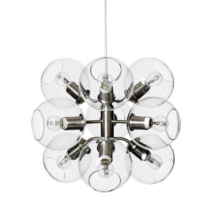Tage pendant - silver-clear glass - CO Bankeryd