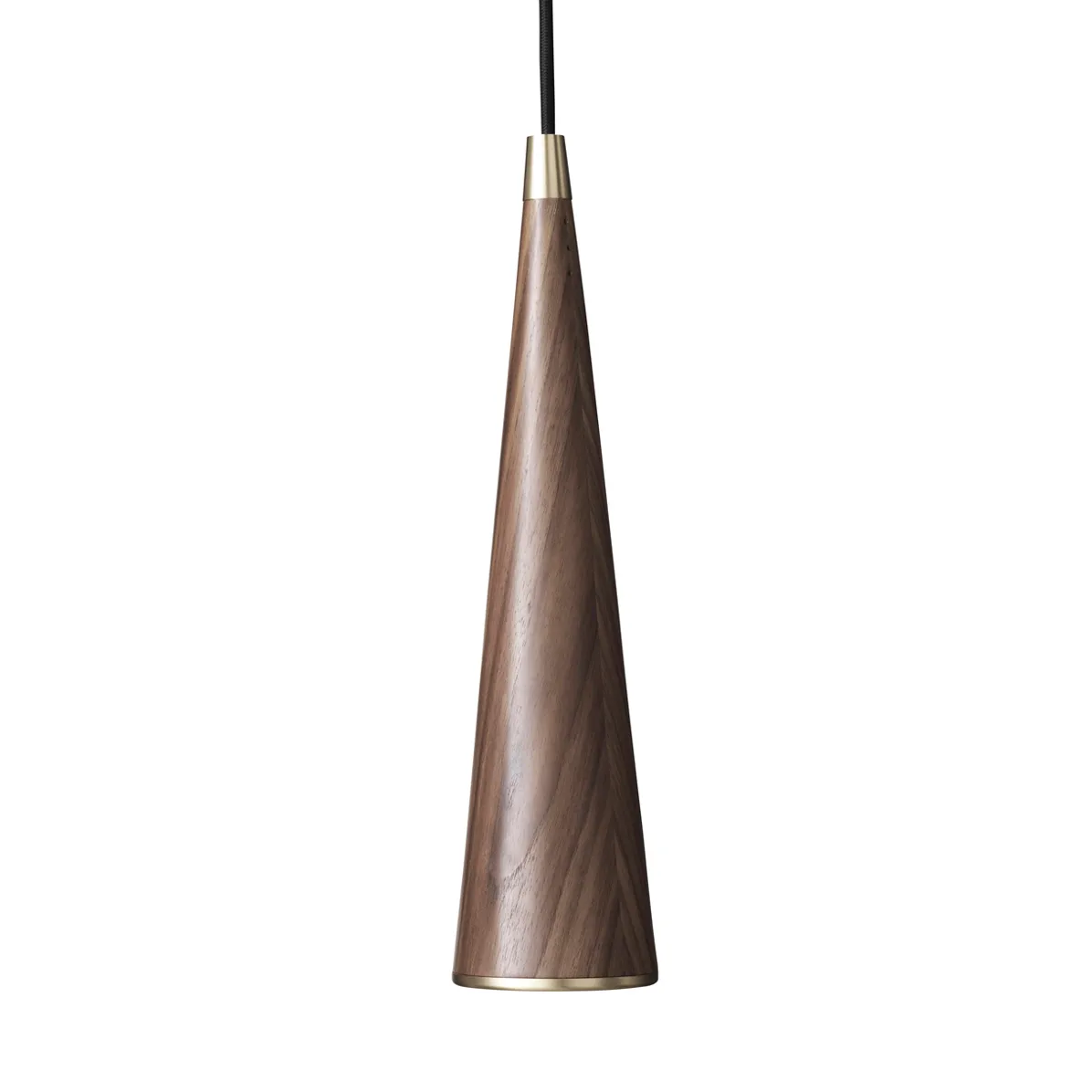 Top 8 ceiling lamp, walnut-brass CO Bankeryd