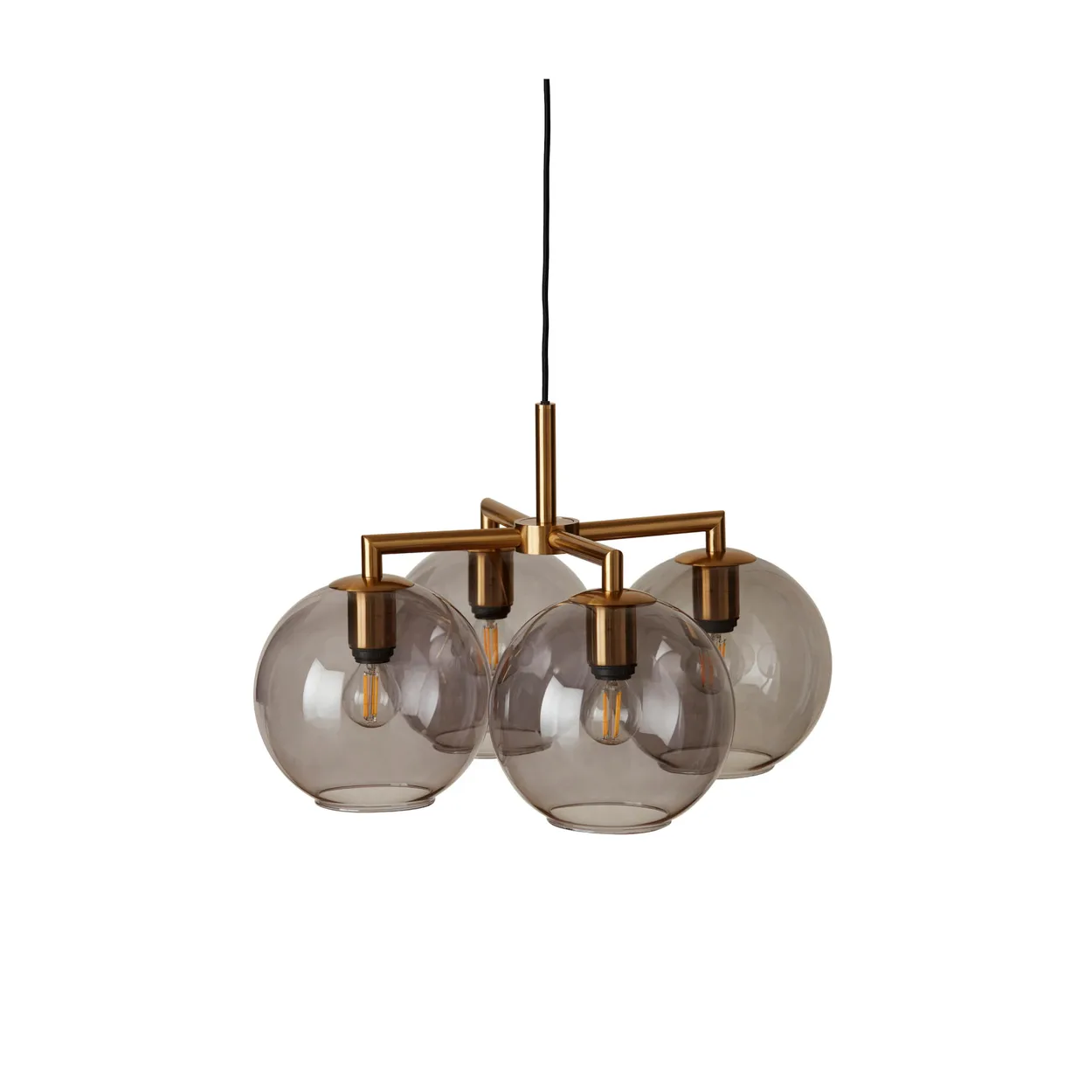 CO Bankeryd Ture pendant lamp 30 cm brass- coloured glass