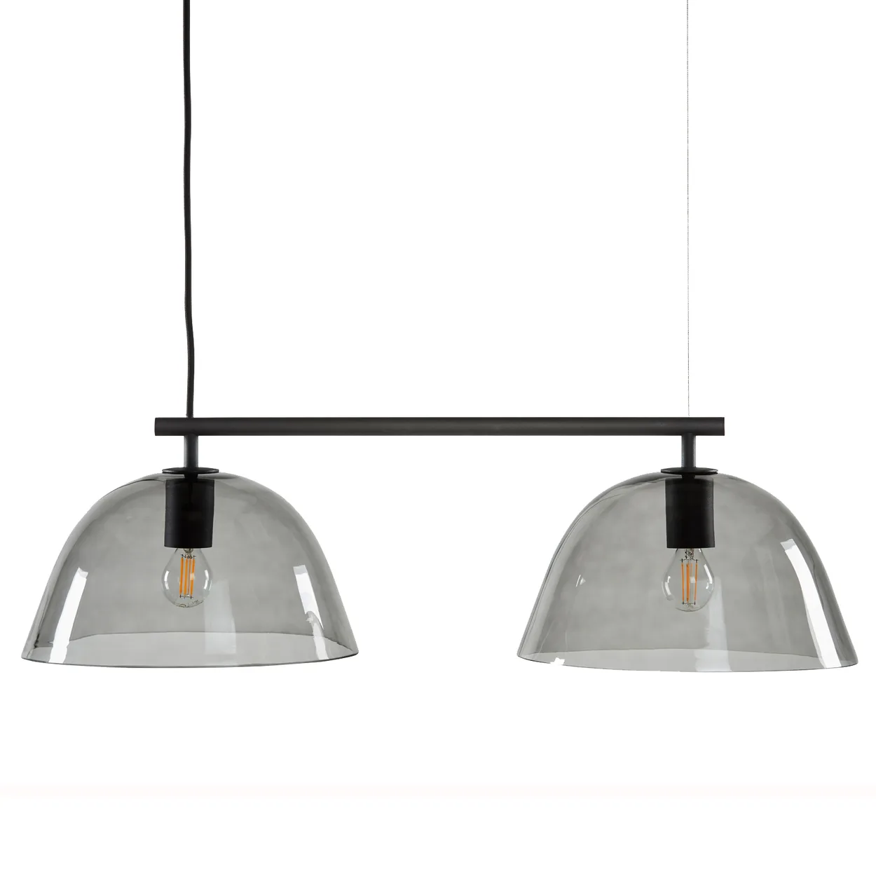 CO Bankeryd Wendo 70 ceiling lamp -coloured glass black