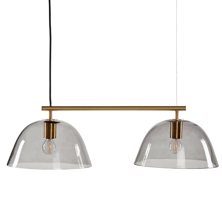 Wendo 70 ceiling lamp smoke-coloured glass - Brass finish - CO Bankeryd