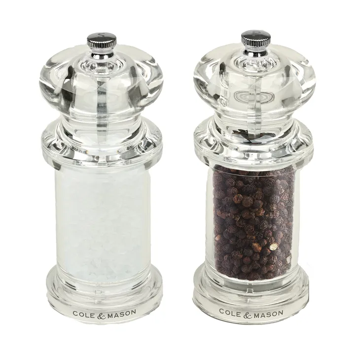505 salt and pepper mill 14 cm - Transparent - Cole & Mason
