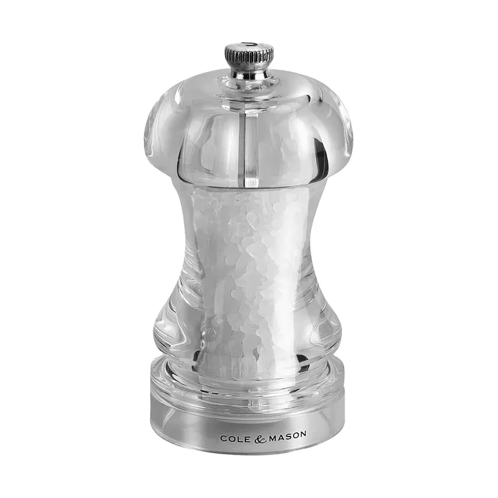 Capstan 145 salt mill 11.5 cm - Transparent - Cole & Mason