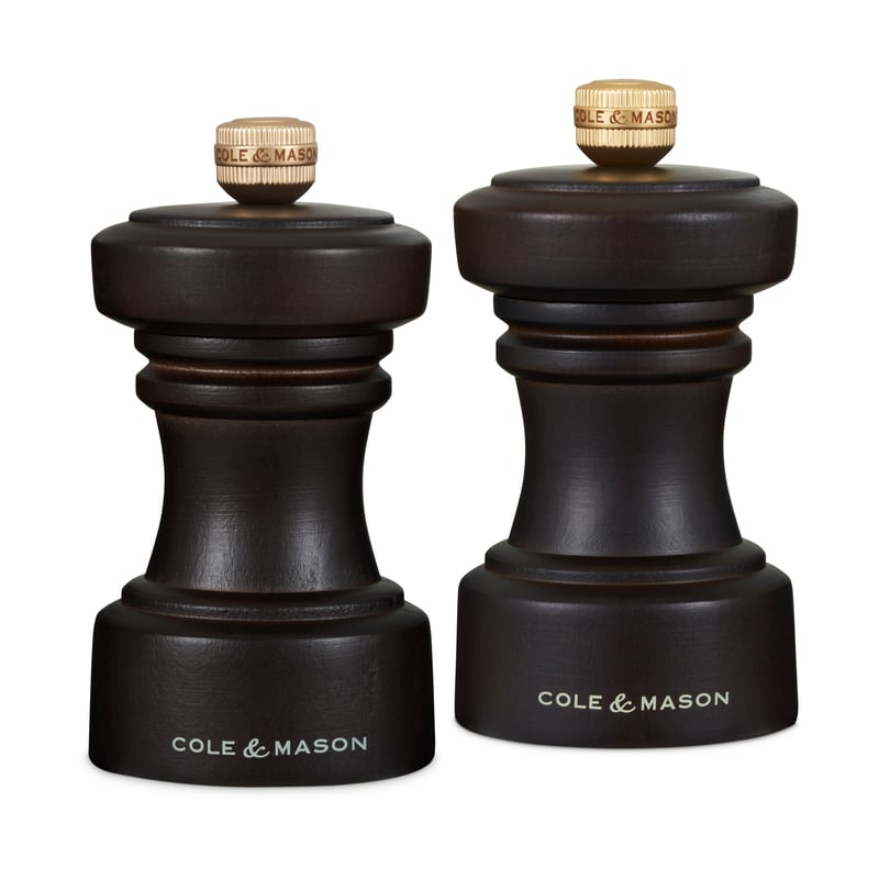 Cole & Mason Hoxton salt and pepper grinder set 10 cm Chocolate