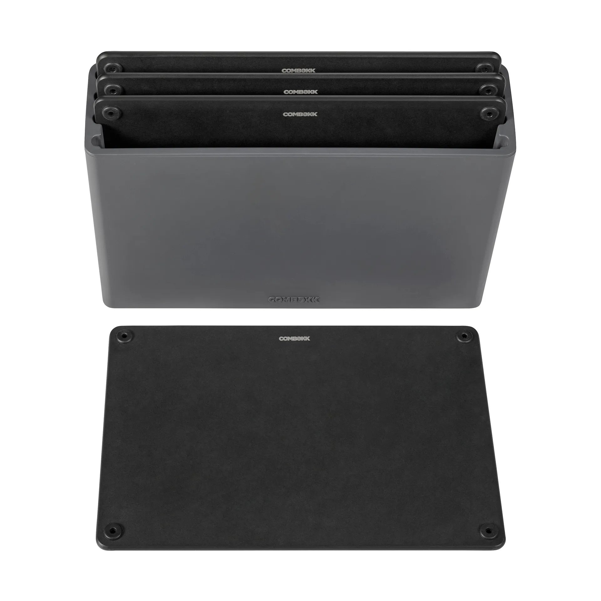 Combekk cutting board 5-piece set, Black-black Combekk