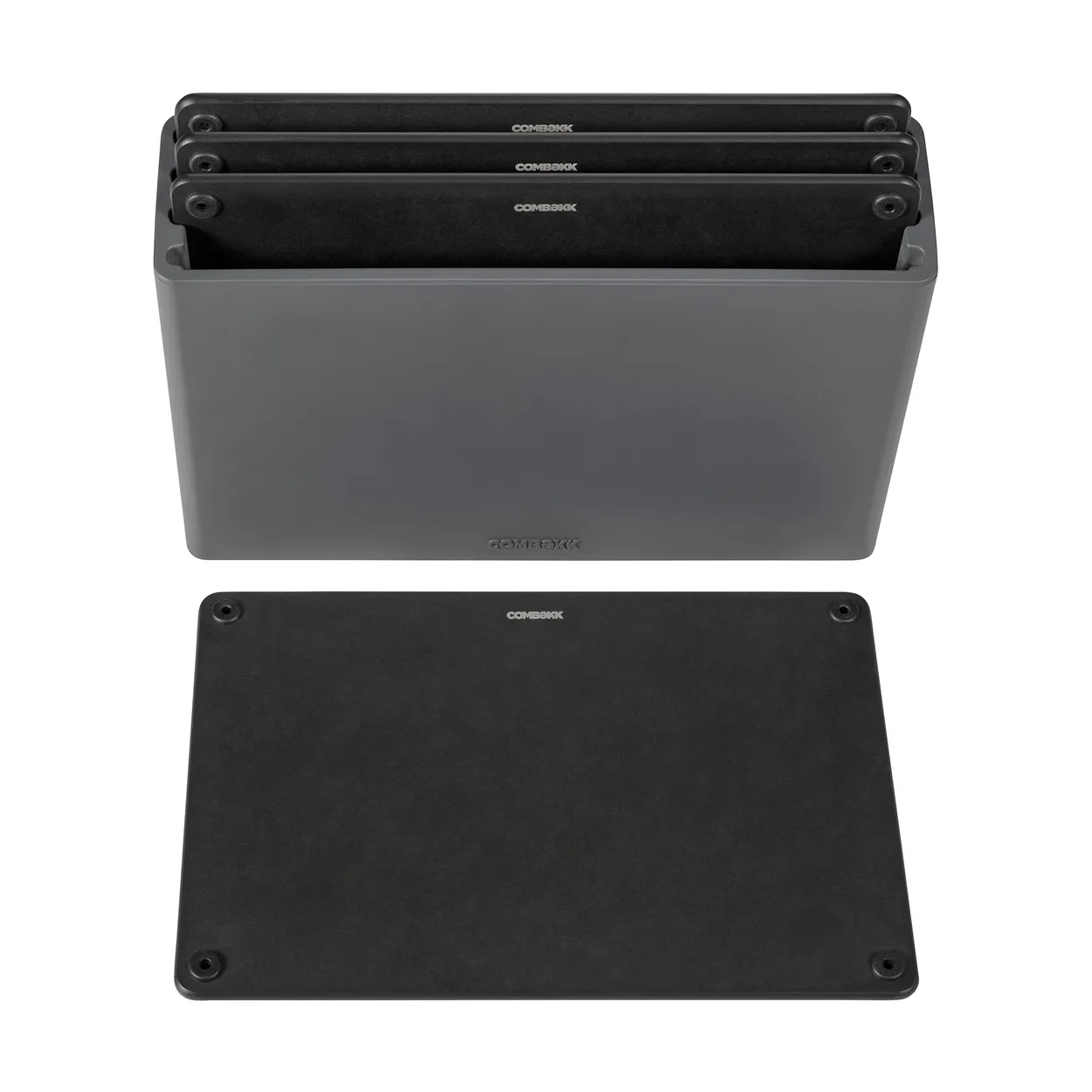 Combekk cutting board 5-piece set Black-black | Scandinavian Design | Chopping boards | Black