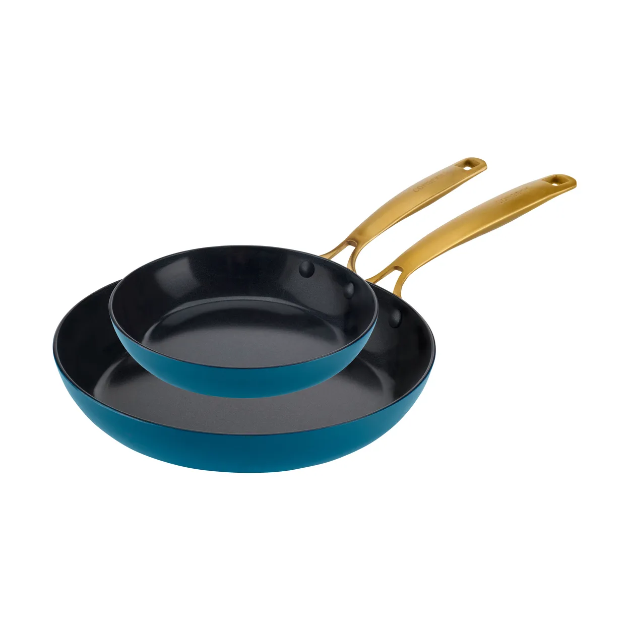 Combekk Element frying pan set, 2-piece Ocean Blue | Scandinavian Design | Frying pans & skillets | Blue