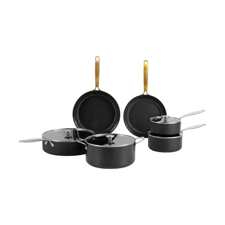 Combekk Element pot and frying pan set, 10-piece - Black - Combekk