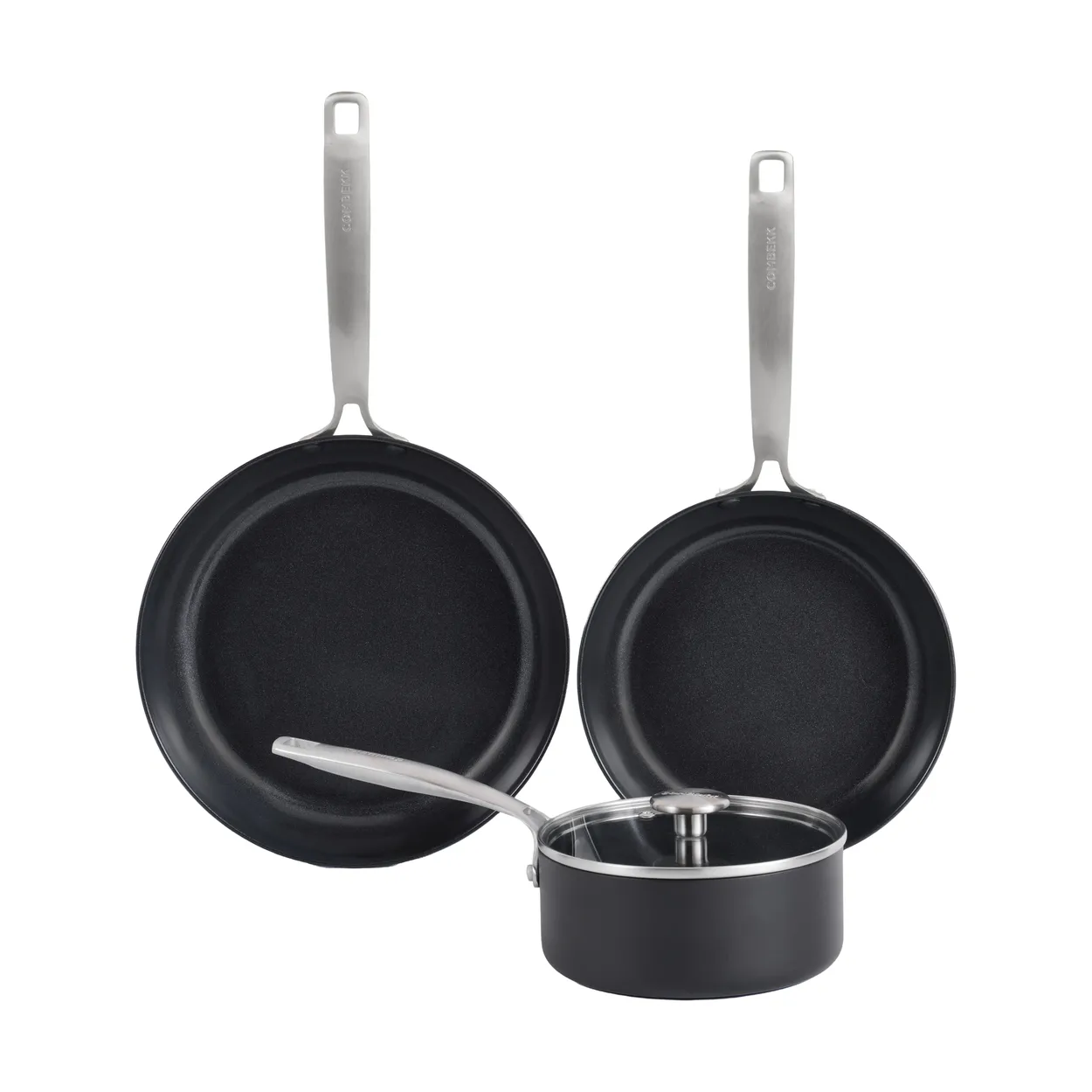 Combekk Element pot and frying pan set 4-piece Black
