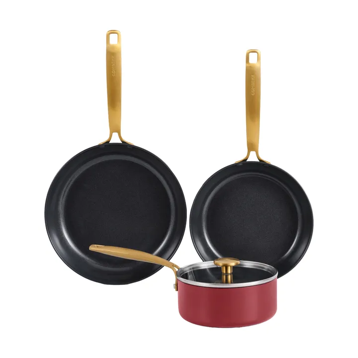 Combekk Element pot and frying pan set 4-piece - Bordeaux - Combekk