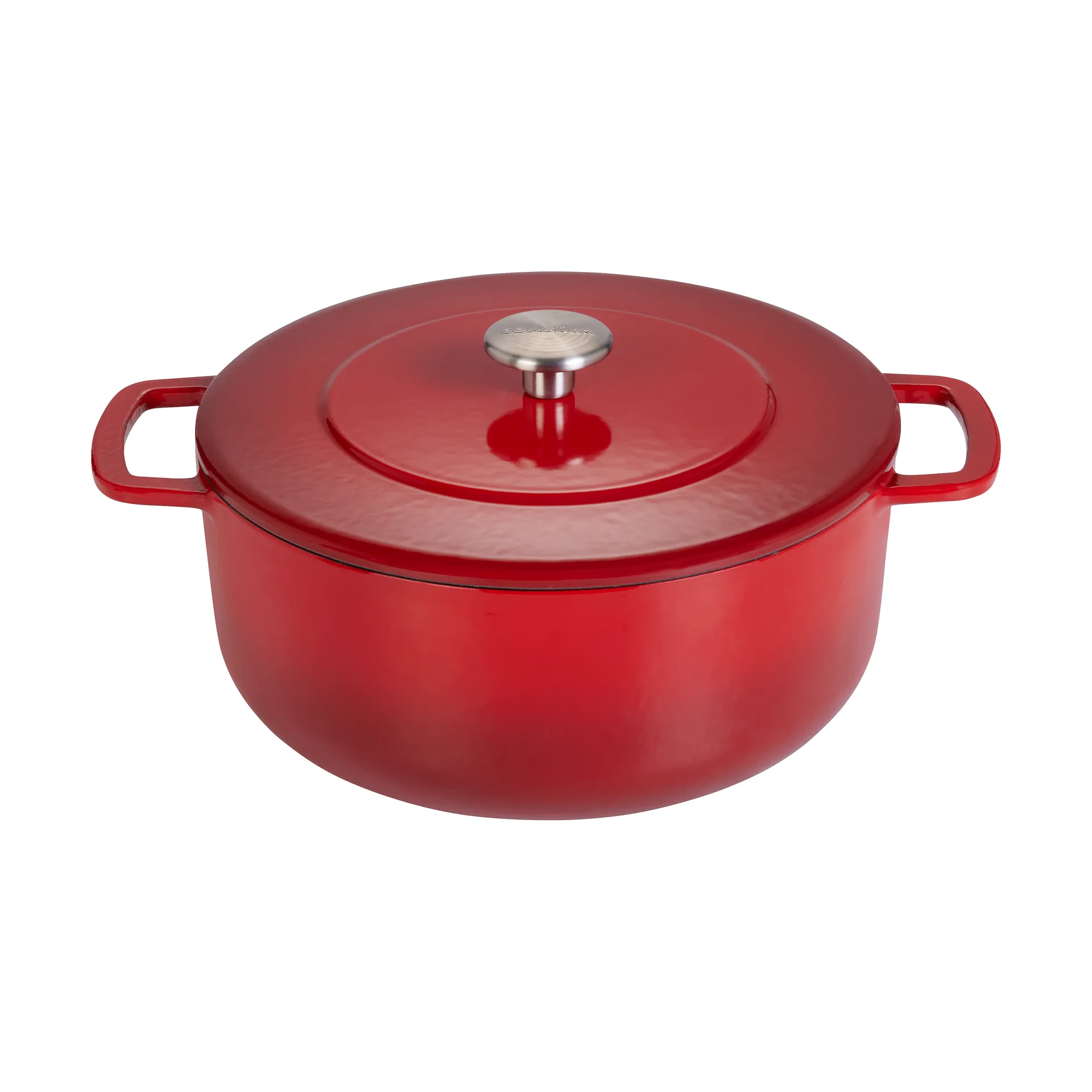 Combekk Enameled cast iron casserole Ø24 cm, Cherry Combekk