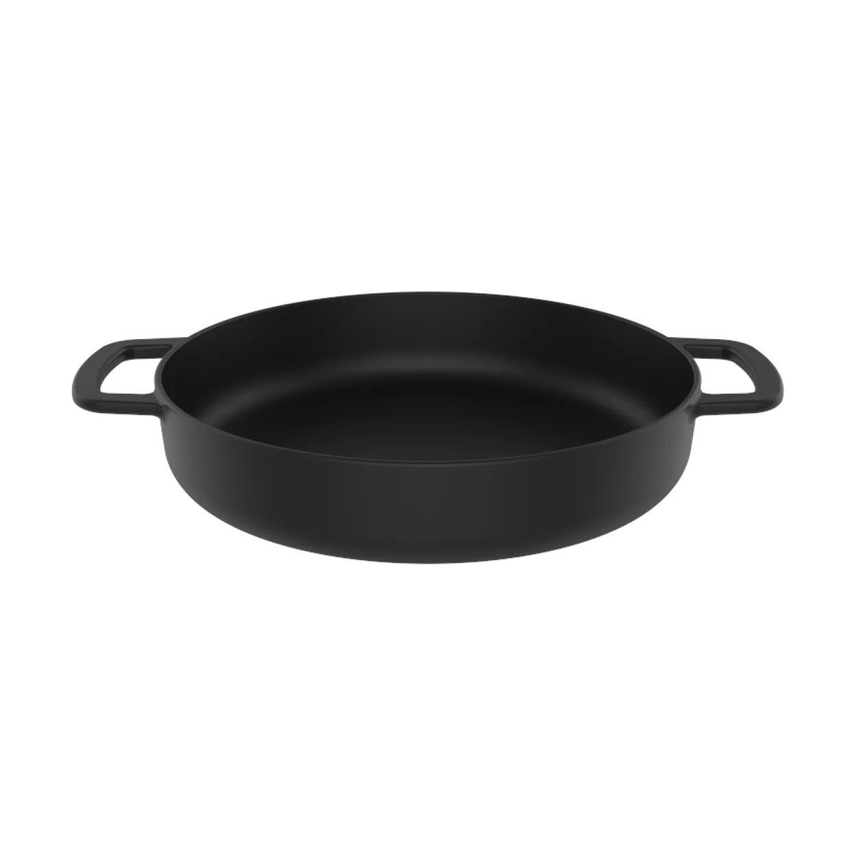 Combekk Enameled cast iron frying pan o24 cm Black | Scandinavian Design | Frying pans & skillets | Black