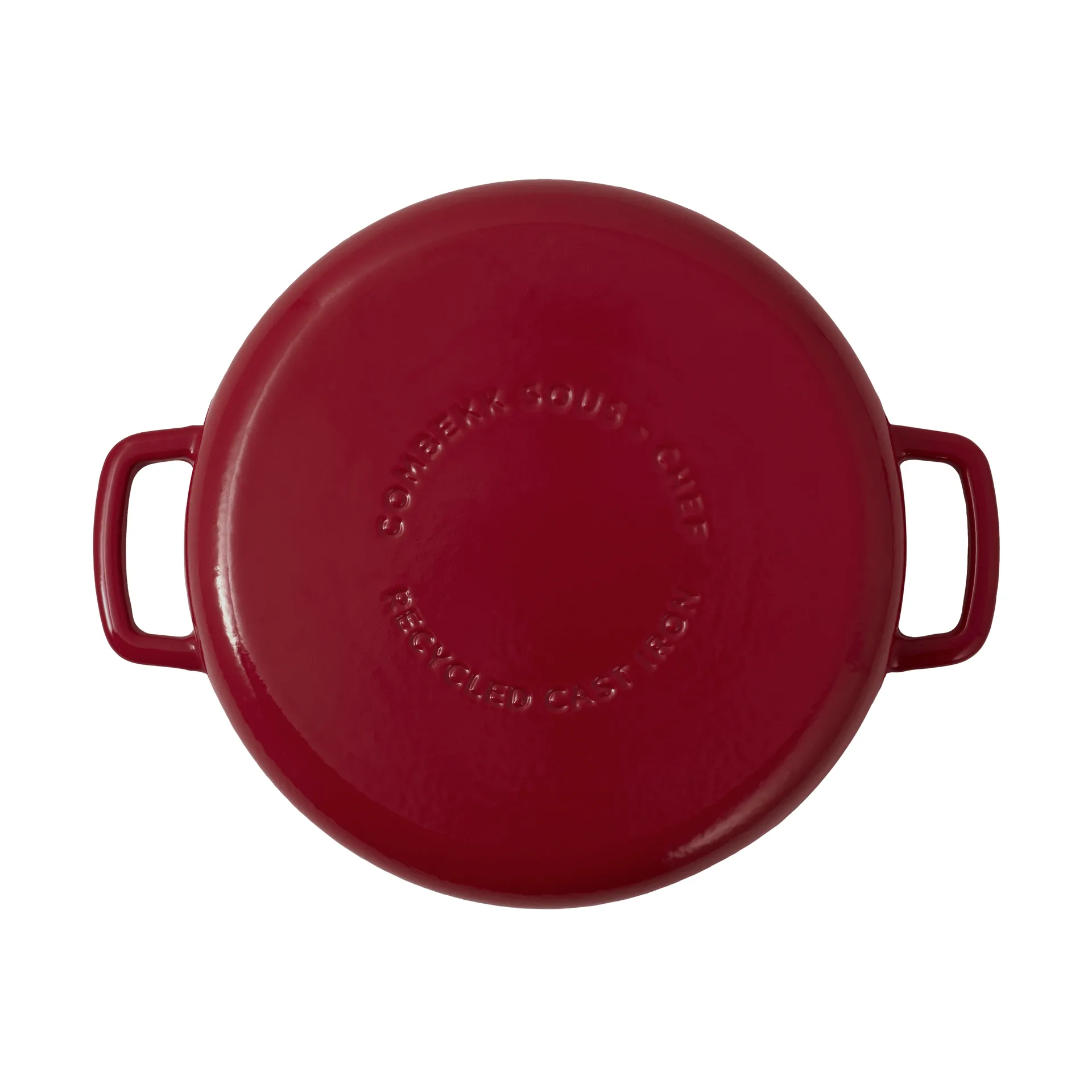 Combekk Enameled cast iron frying pan Ø28 cm, Bordeaux Combekk