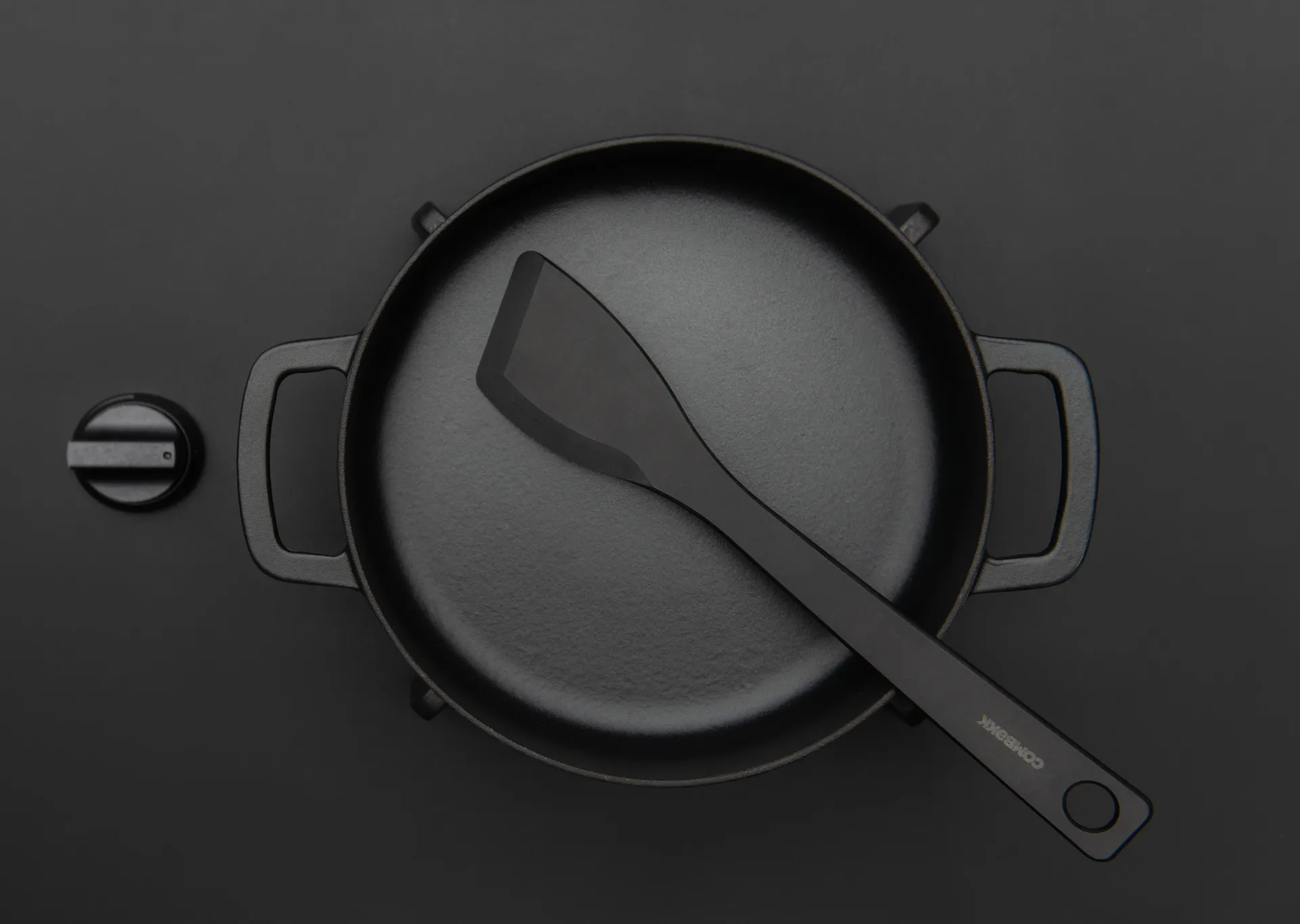 Combekk spatula wood fiber, Black Combekk