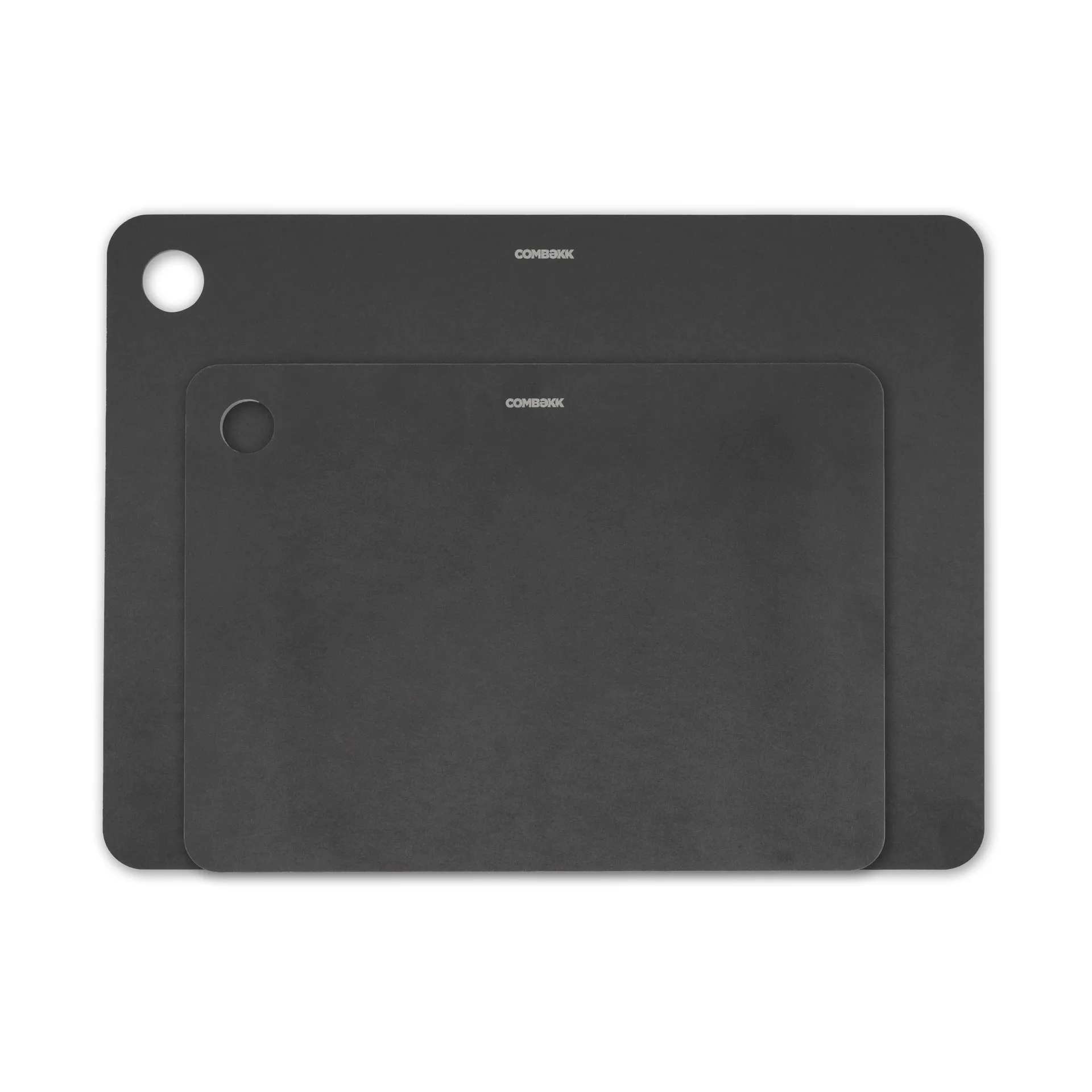 Combekk wooden cutting board 2-piece set, Black Combekk