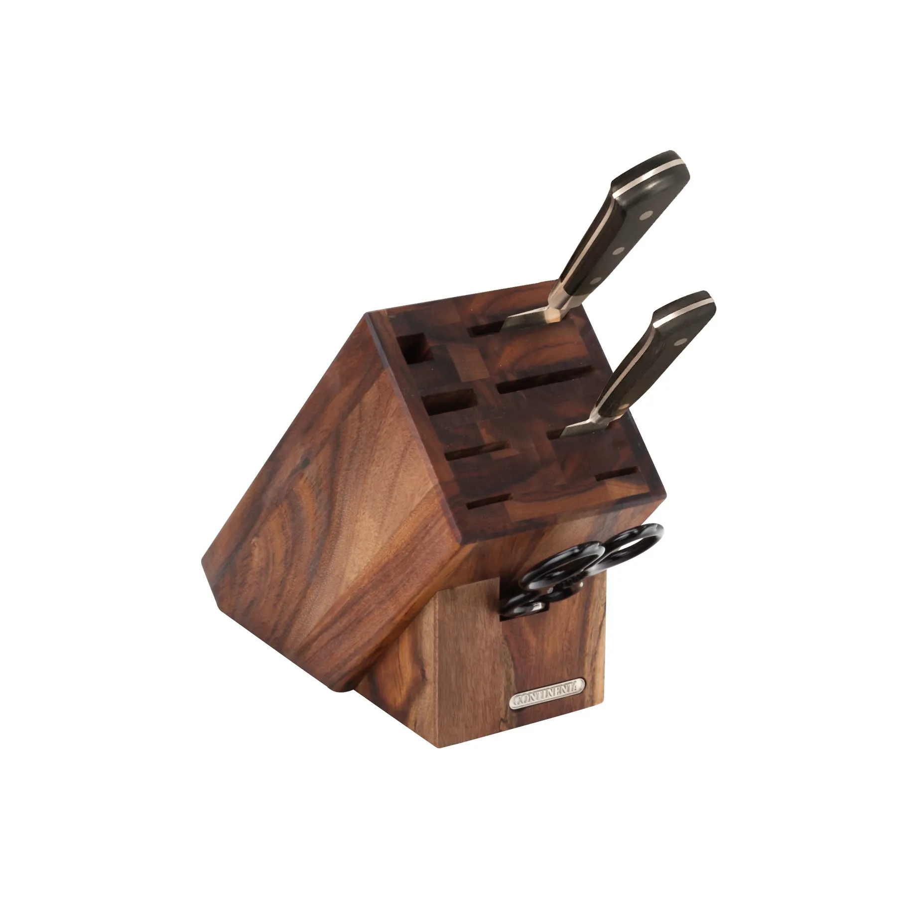 Continenta knife block 9 slots, Acacia Continenta