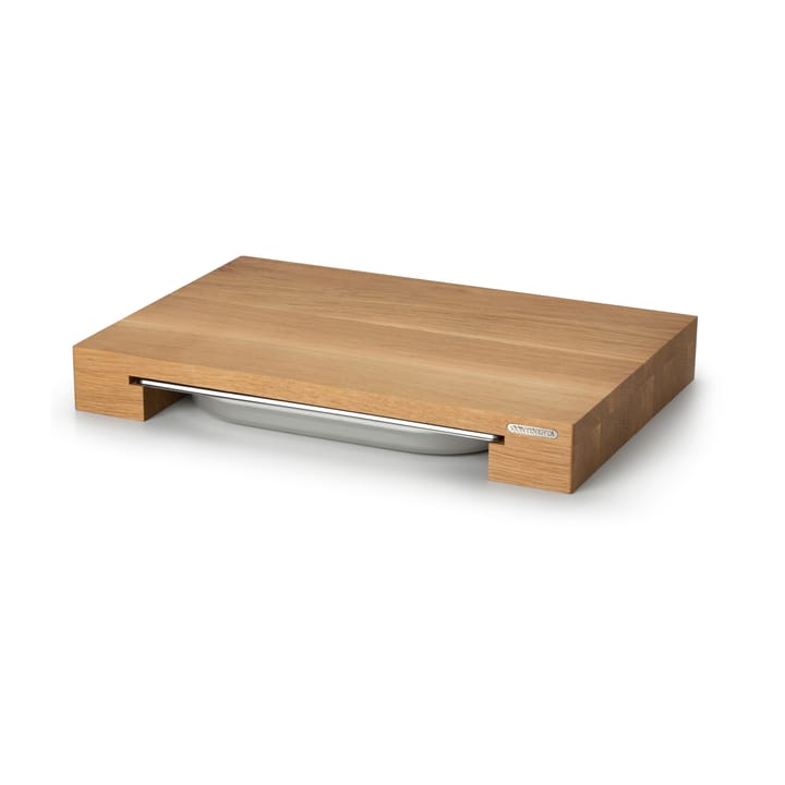 Cutting board oak with 1 tray - 32x48 cm - Continenta