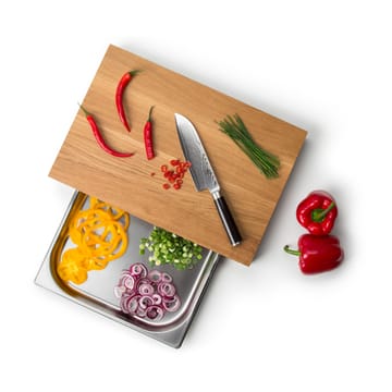 Cutting board oak with 1 tray - 32x48 cm - Continenta