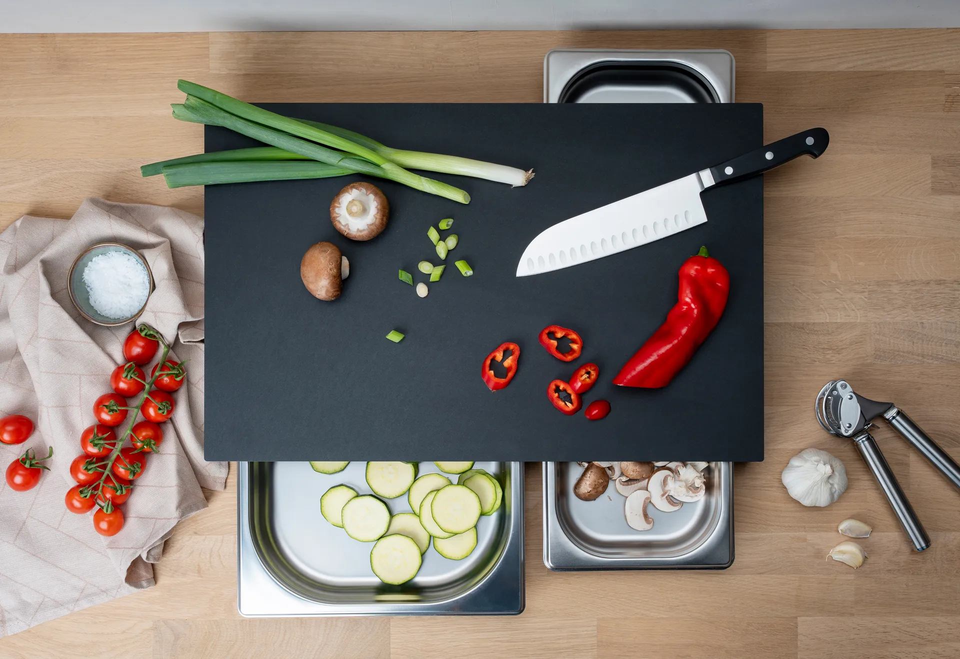 Duracore chopping board 2 drawers, 49.5x32.5 Continenta