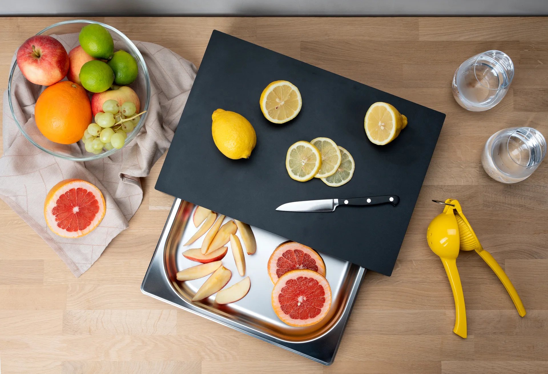 Duracore cutting board with drawer, 39x27 Continenta