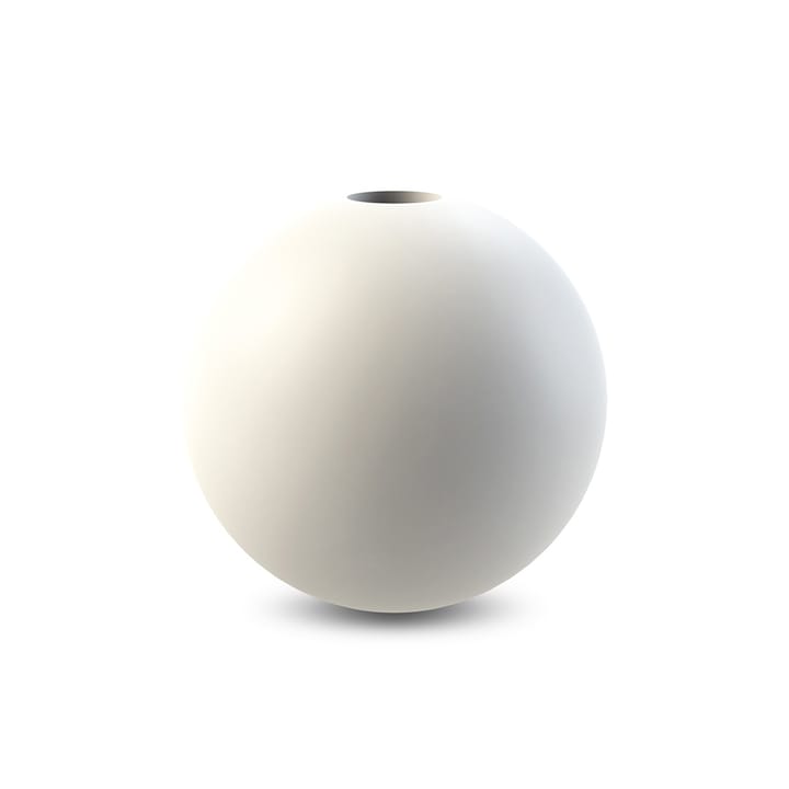 Ball candle holder 10 cm - white - Cooee Design