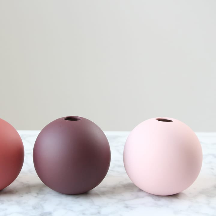 Ball candle holder 8 cm - dusty pink - Cooee Design
