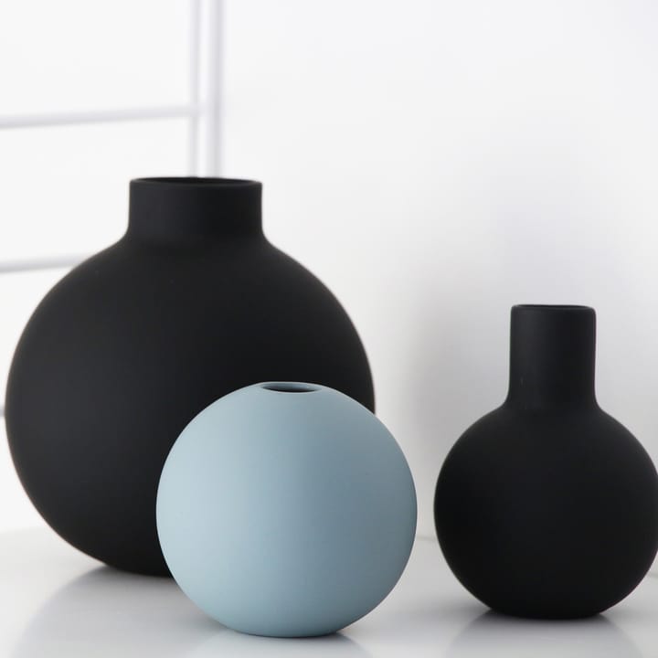 Ball vase dusty blue - 8 cm - Cooee Design