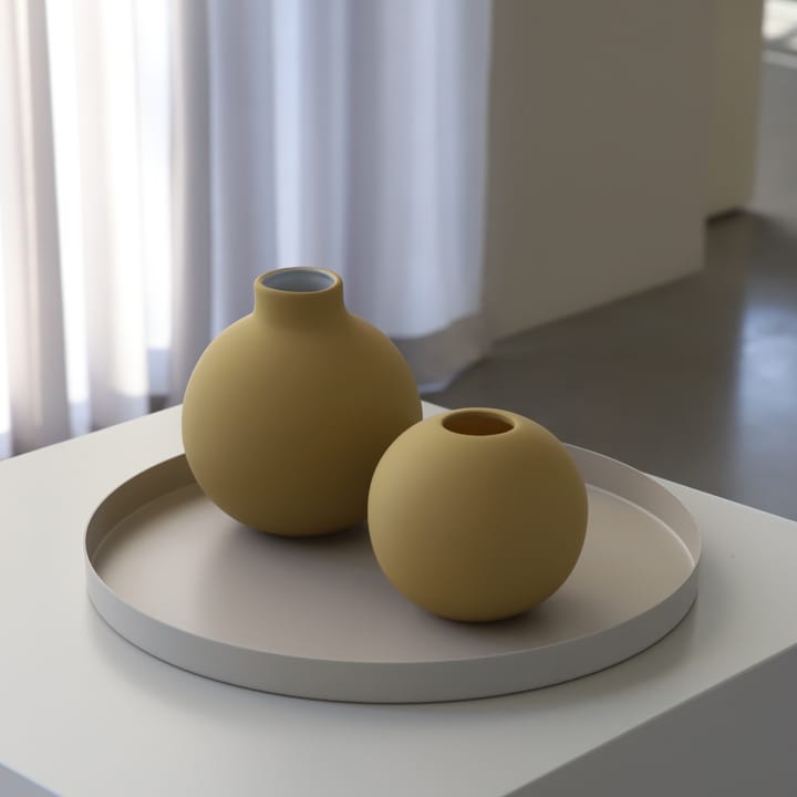 Ball vase ochre - 8 cm - Cooee Design