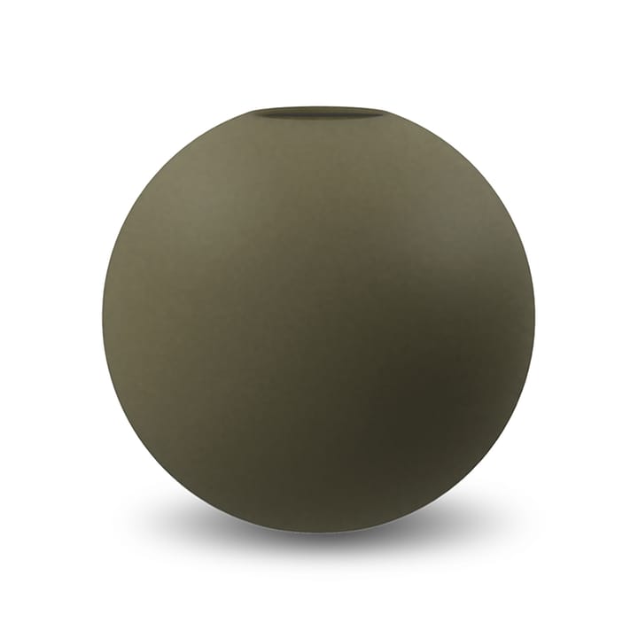Ball vase olive - 20 cm - Cooee Design