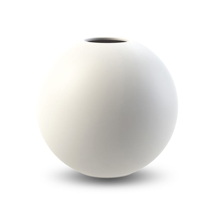 Ball vase white - 20 cm - Cooee Design