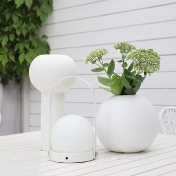 Ball vase white - 20 cm - Cooee Design